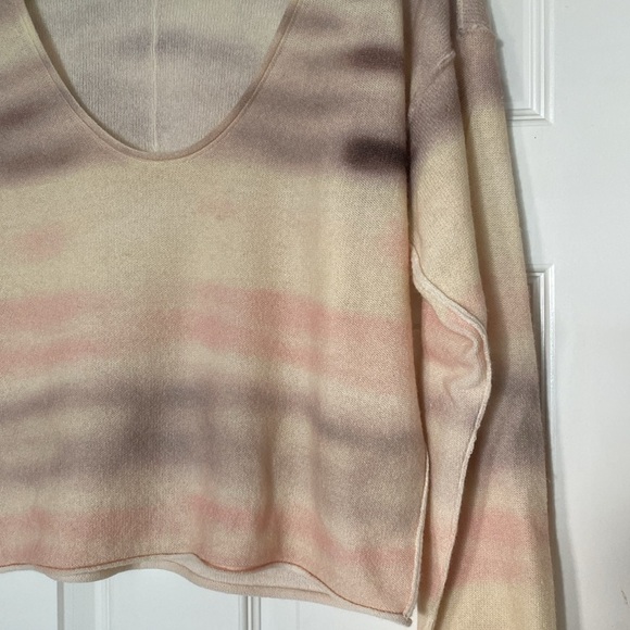 Free People Space Dye Always Cashmere V Neck Sweater - Picture 8 of 9